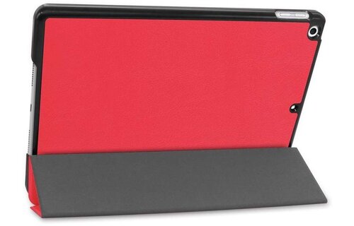 Just in Case Smart Tri-Fold Case - Apple iPad 10.2 - Rood - Beschermhoes