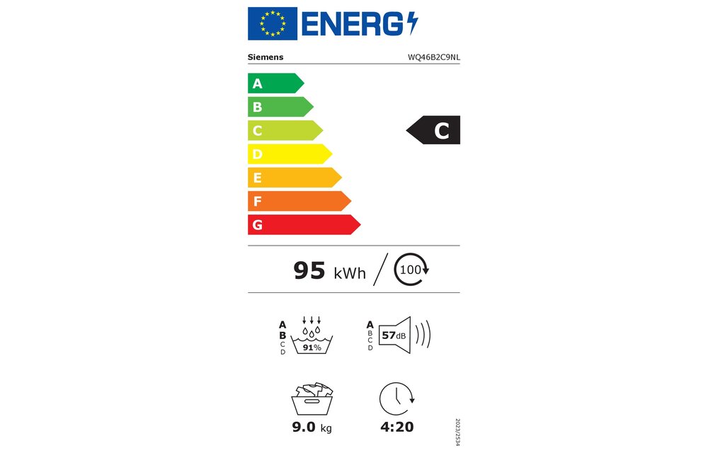 Siemens iQ700 WQ46B2C9NL - Warmtepompdroger