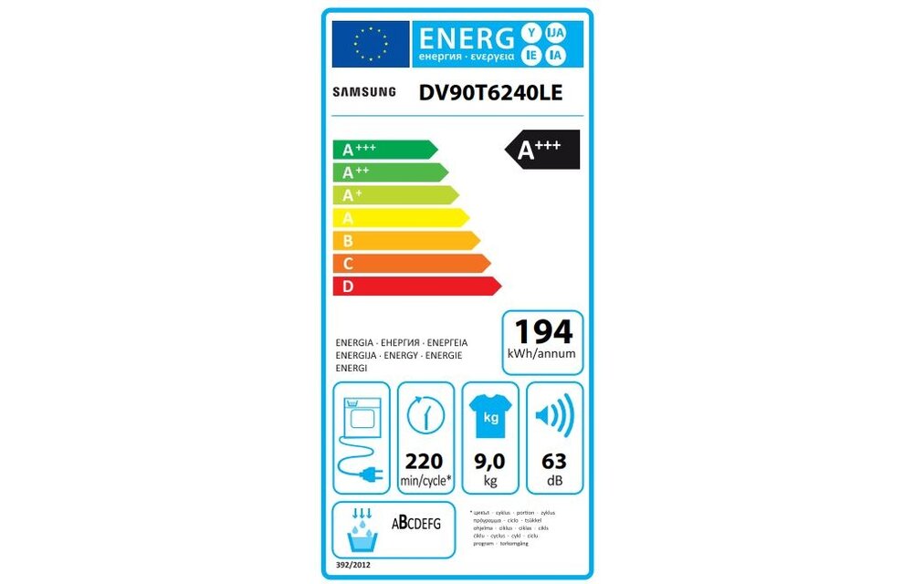 Samsung DV90T6240LE - Warmtepompdroger