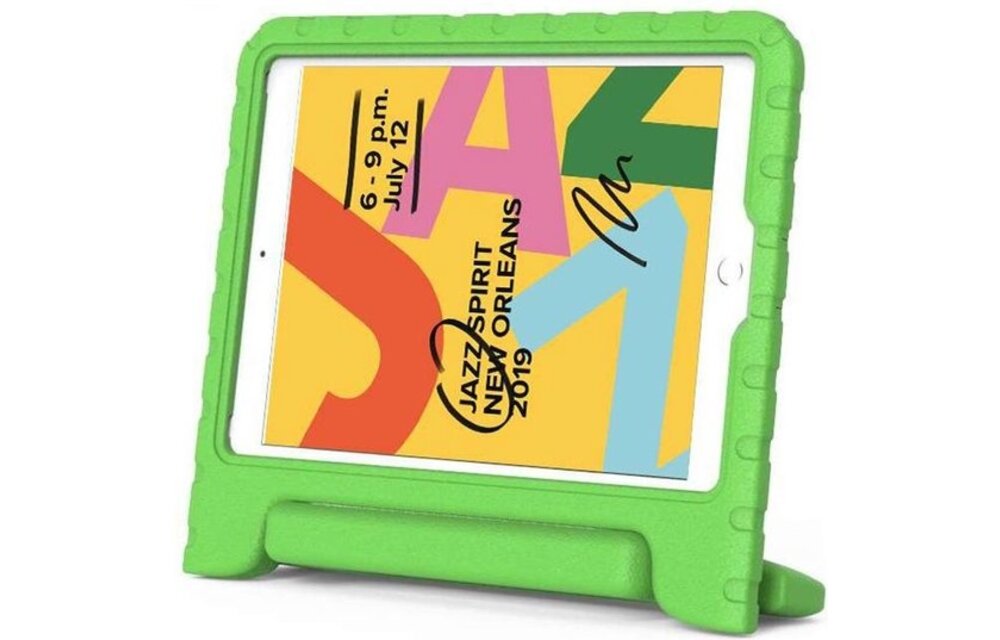 Just In Case Kids Case Cassic - Apple iPad 10.2 - Groen - Beschermhoes