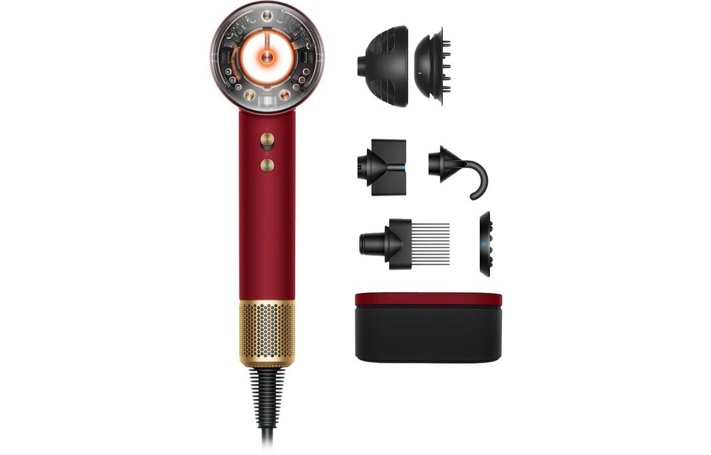 Dyson Supersonic Nural Red Velvet / Gold - Föhn