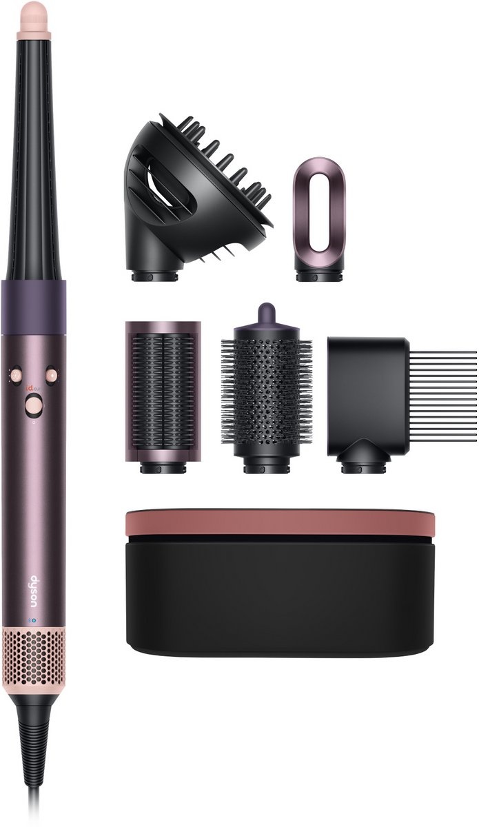 Dyson Airwrap i.d. Straight+Wavy Jasper plum - Krultang