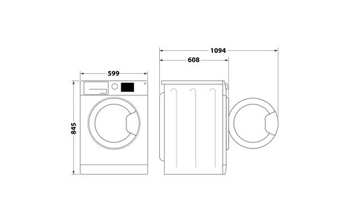 Whirlpool W7X 89 SILENCE EE - Wasmachine