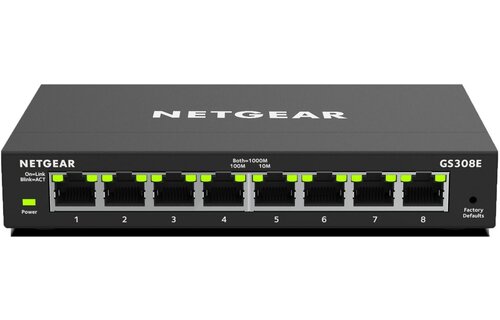 Netgear GS308E-100PES - Netwerk switch