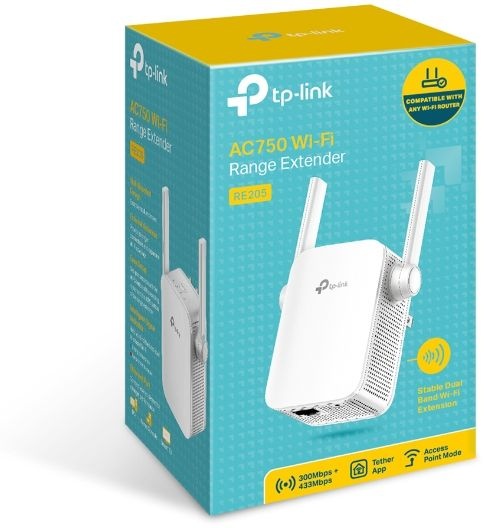 TP-Link RE205 AC750 - Wifi repeater