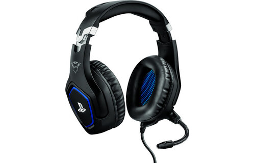 Trust Forze PS4 GXT 488 Zwart/Blauw - Gaming headset