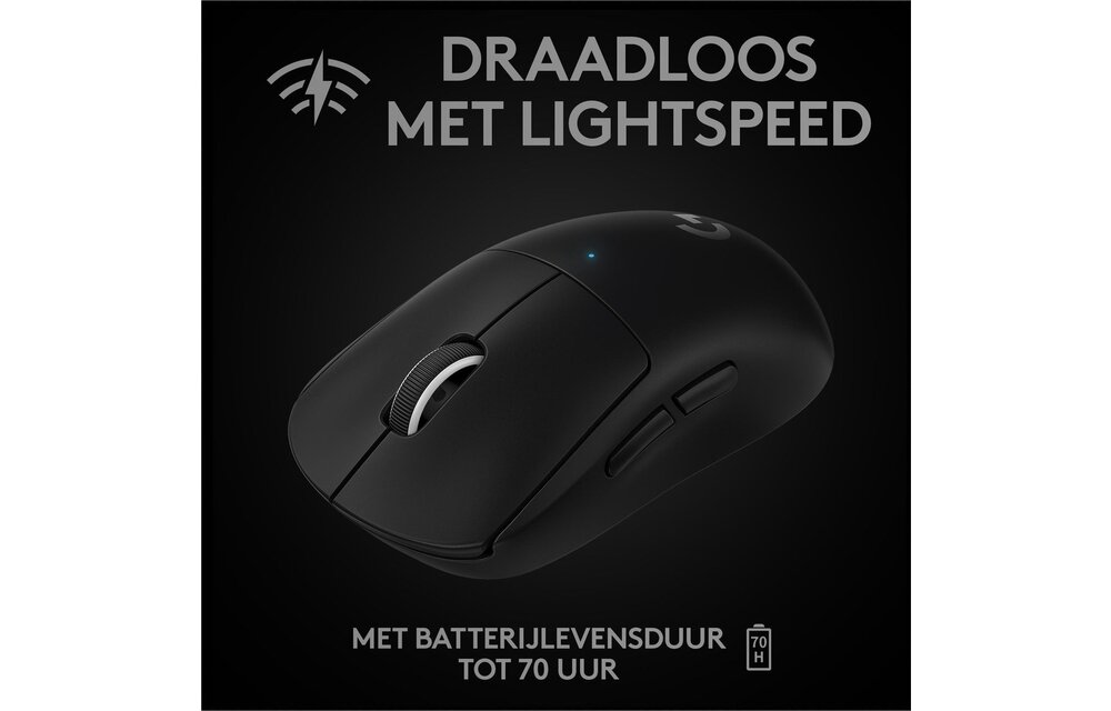 Logitech G Pro X Superlight Zwart - Gaming Muis