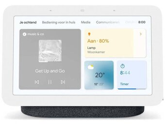Google Nest Hub 2 Charcoal (GA01331-EU)	 - Smart Home systeem