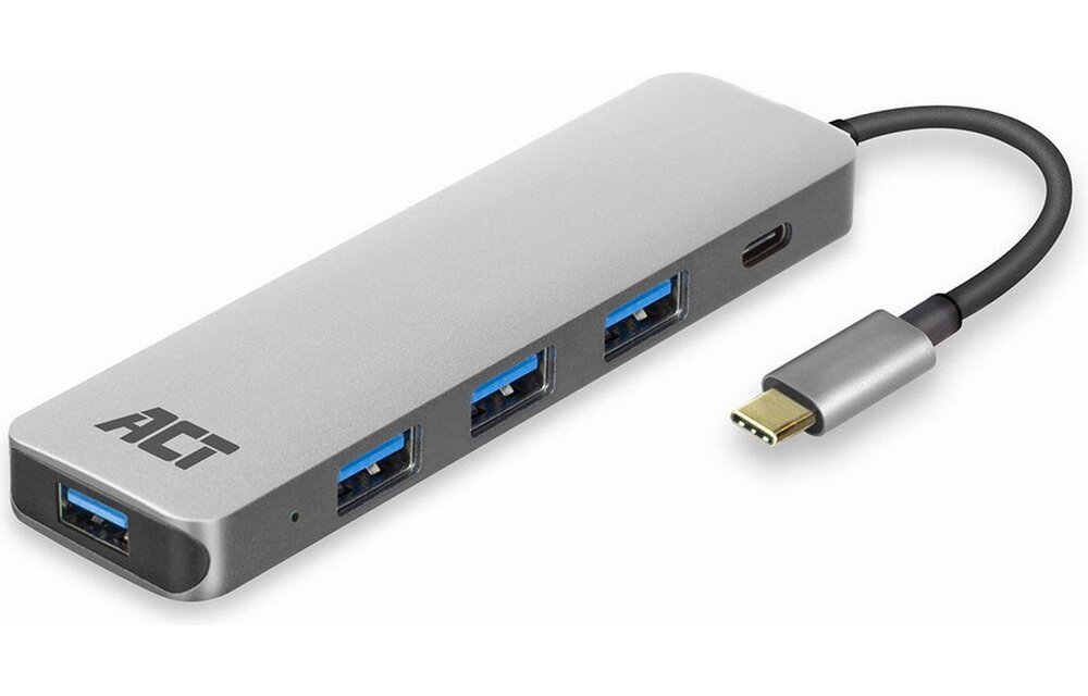 ACT USB-C Hub met 4x USB-A