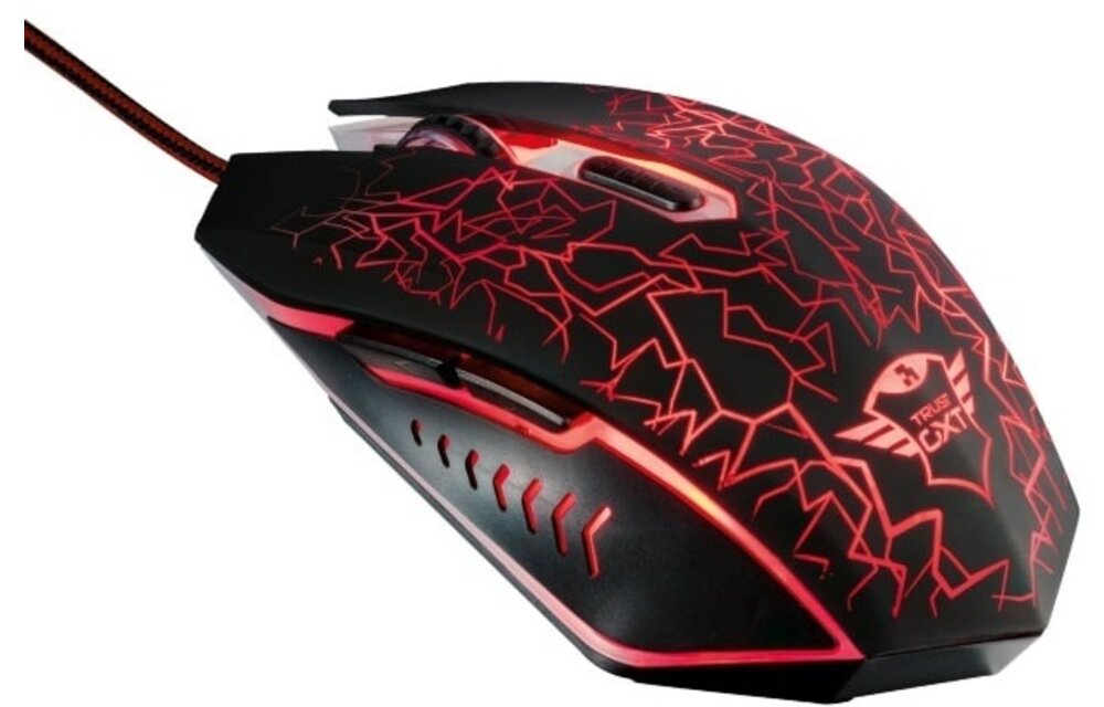 Trust GXT 105 Izza Illuminated - Gaming Muis