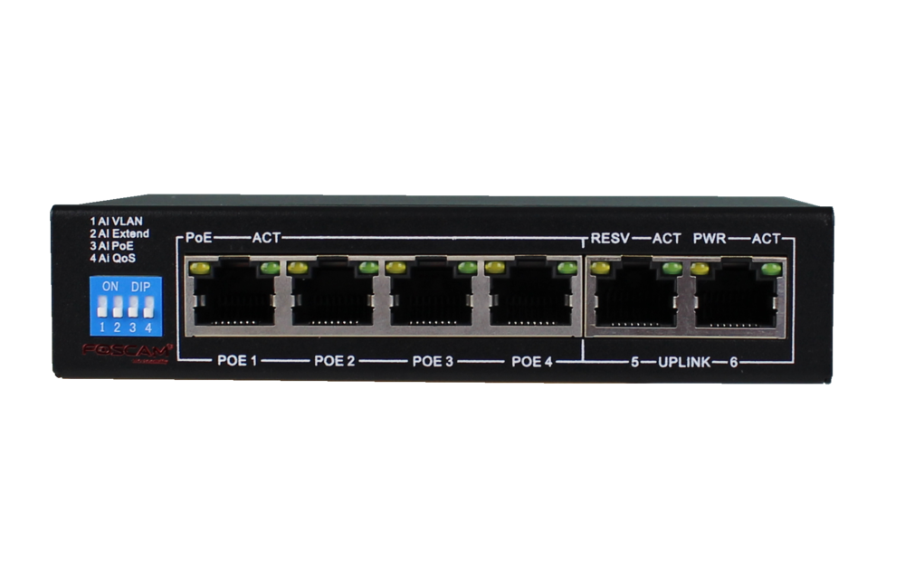 Foscam PS106G - Netwerk switch