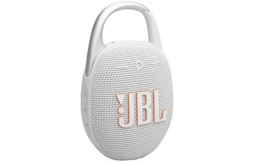 JBL Clip 5 Wit - Draadloze speaker