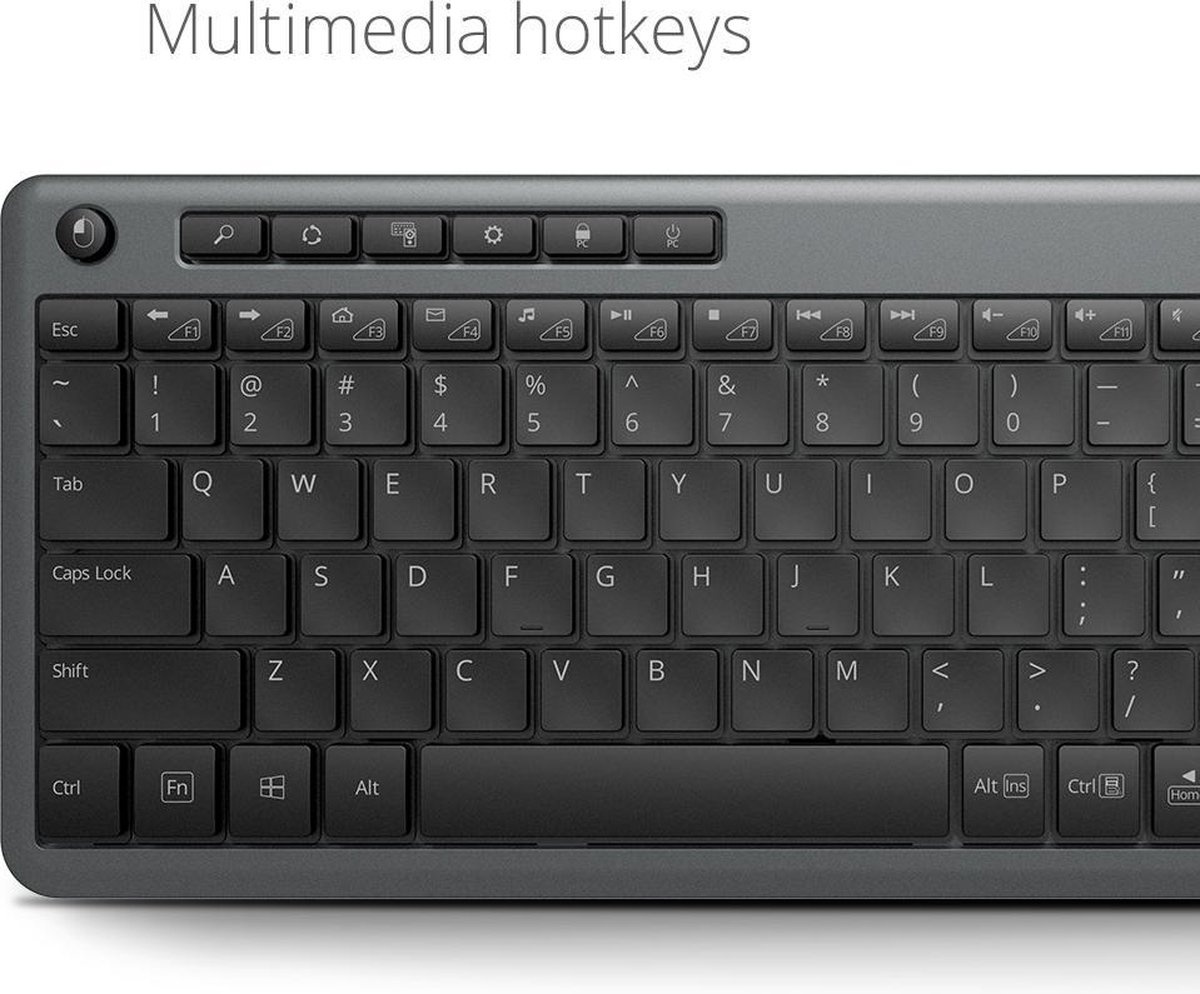 Rapoo K2600 Grijs - Toetsenbord