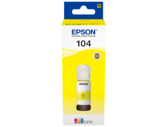 Epson Inktflesje Ecotank 104 Yellow - Inktcartridge
