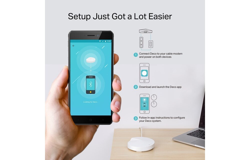 TP-Link DECO M9 Plus (2 Pack) Mesh Wi-Fi System - Router