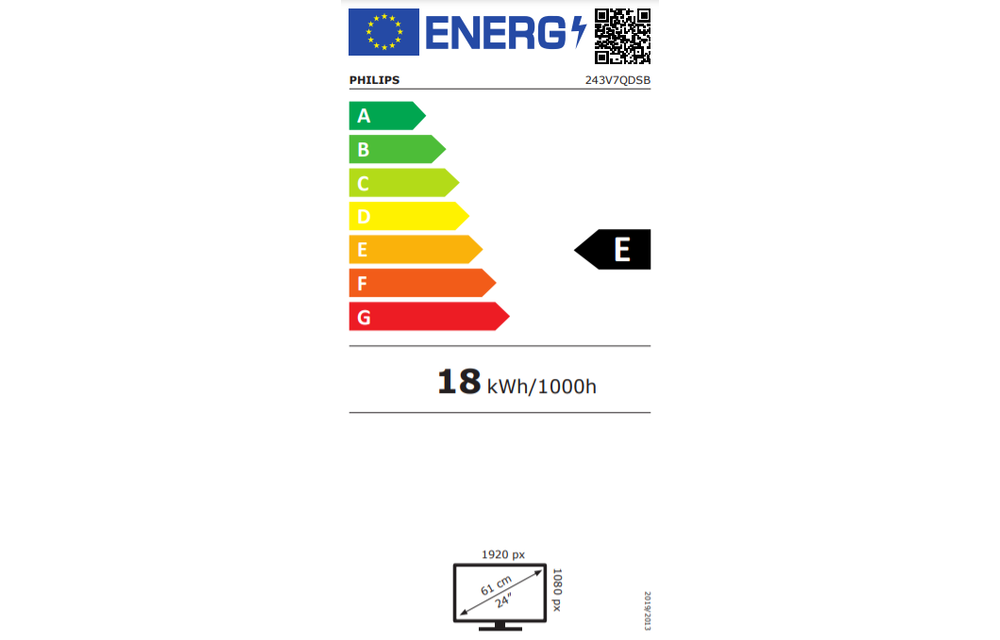 Philips 243V7QDSB - Monitor