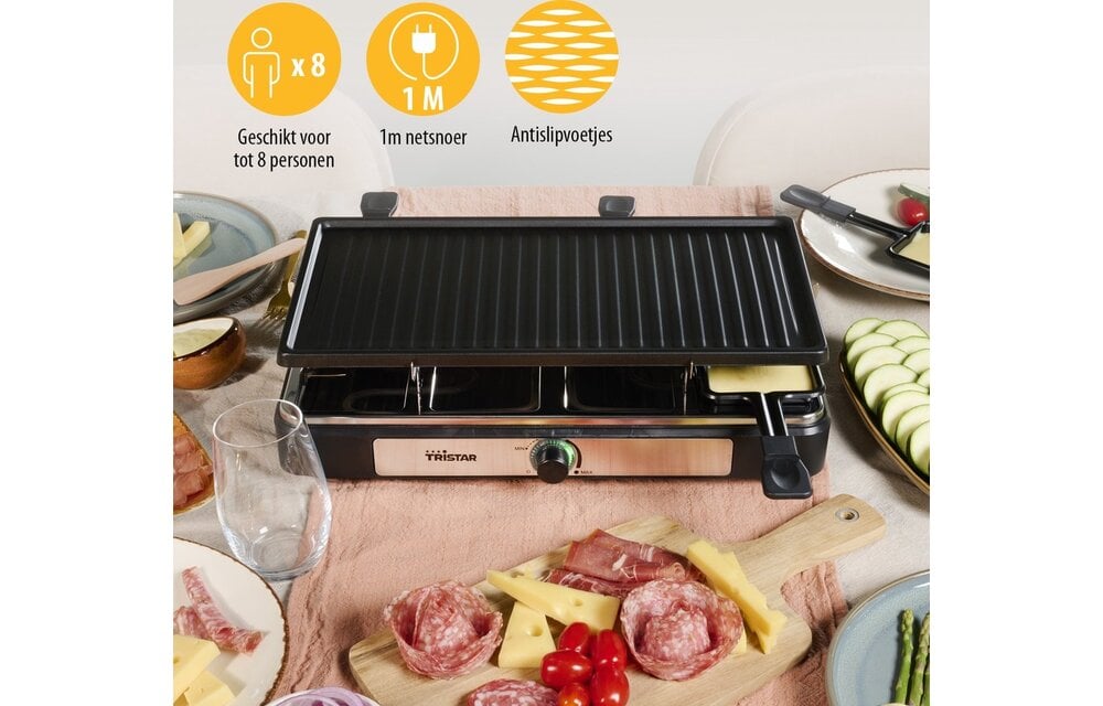 Tristar RA-2760 Raclette - Gourmetstel