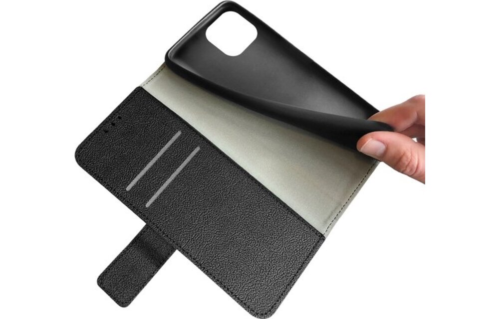 Cazy Wallet Classic voor iPhone 14 Zwart - Beschermhoes