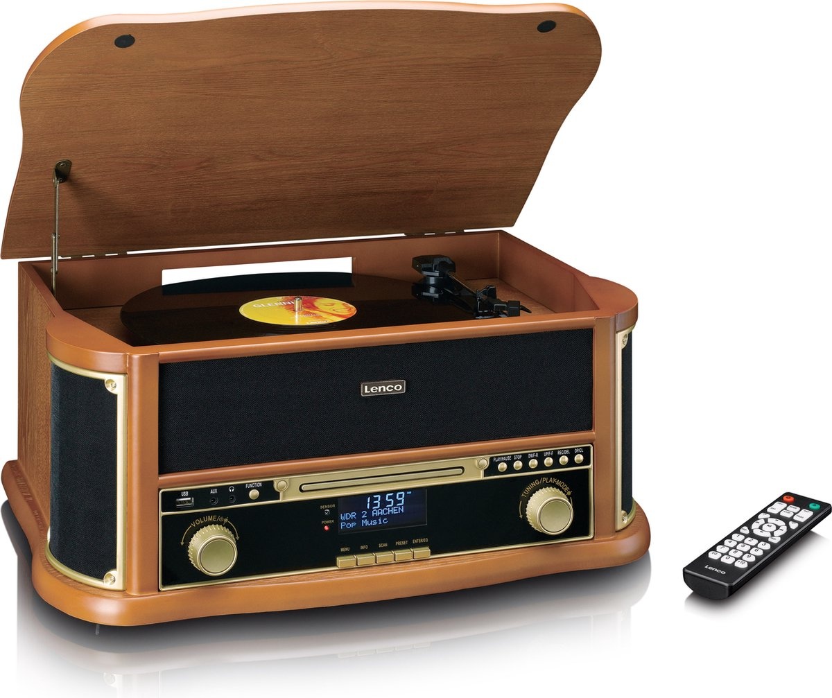Lenco Classic Phono TCD-2571WD - Platenspeler