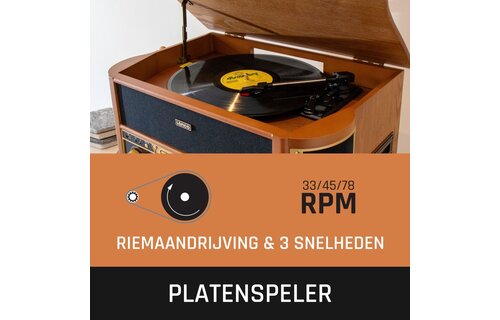 Lenco Classic Phono TCD-2571WD - Platenspeler