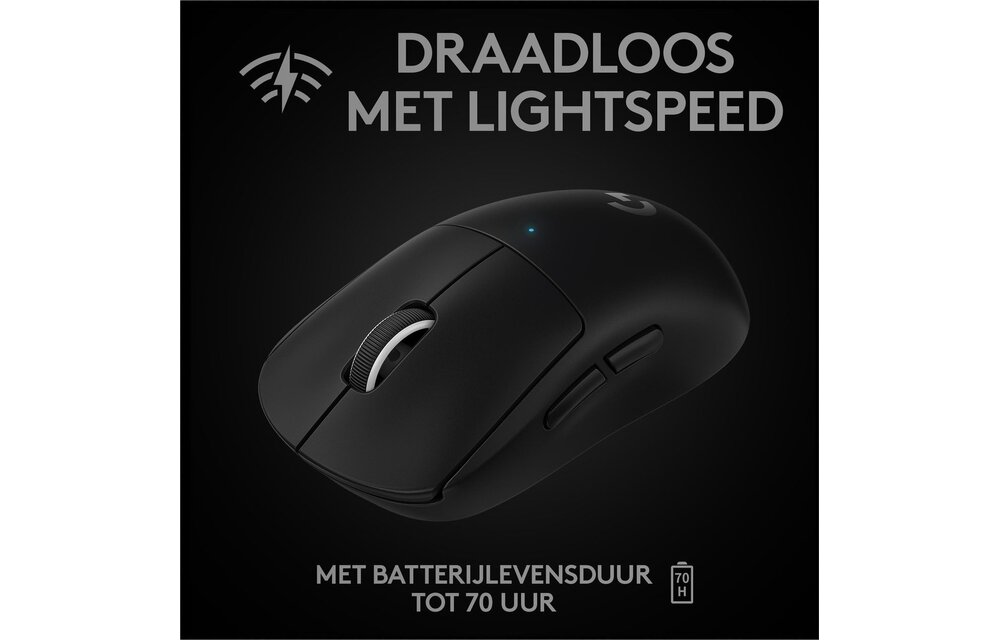 Logitech G Pro X Superlight Zwart - Gaming Muis