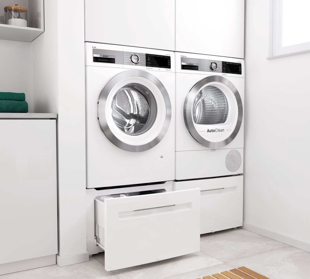 Bosch WTZPW20D Verhoger met uittrekbare lade