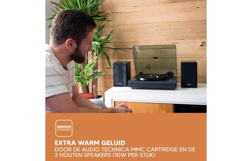 Lenco LS-300BK - Platenspeler