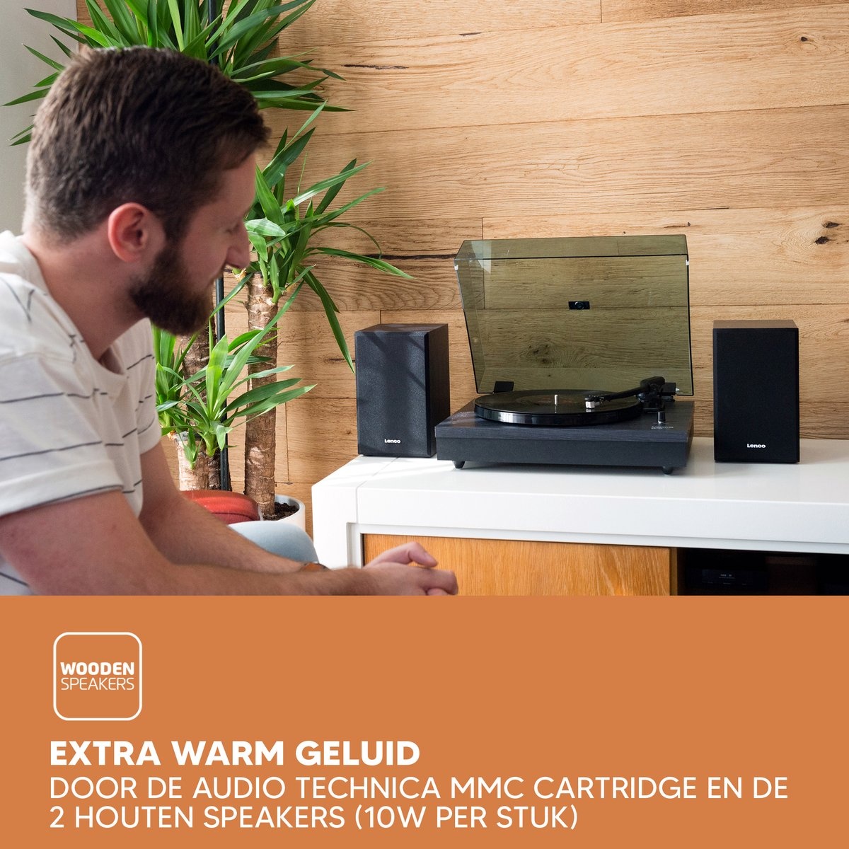 Lenco LS-300BK - Platenspeler