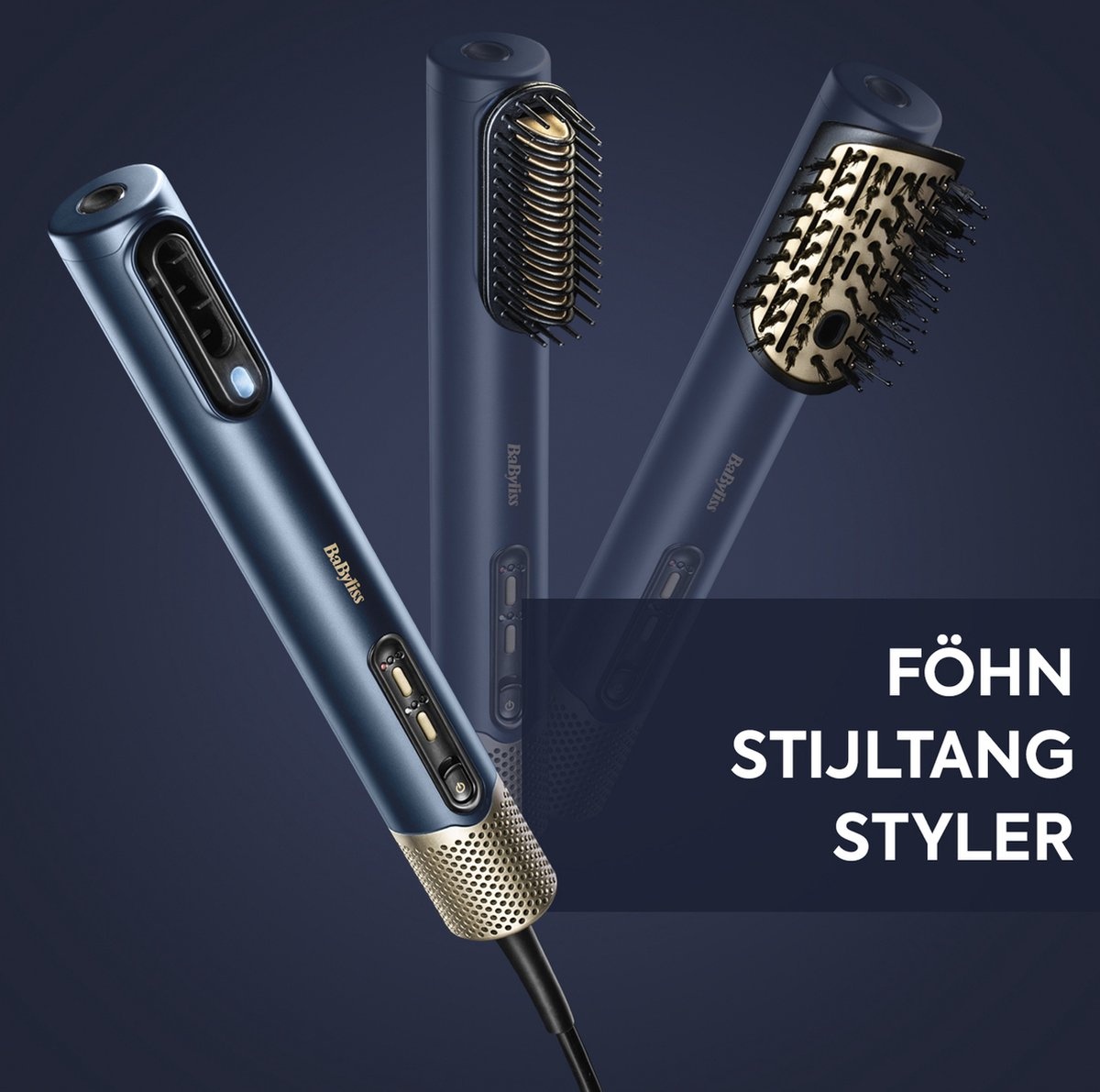 BaByliss 3-in-1 Wet to Dry Air Wand AS6550E - Föhn