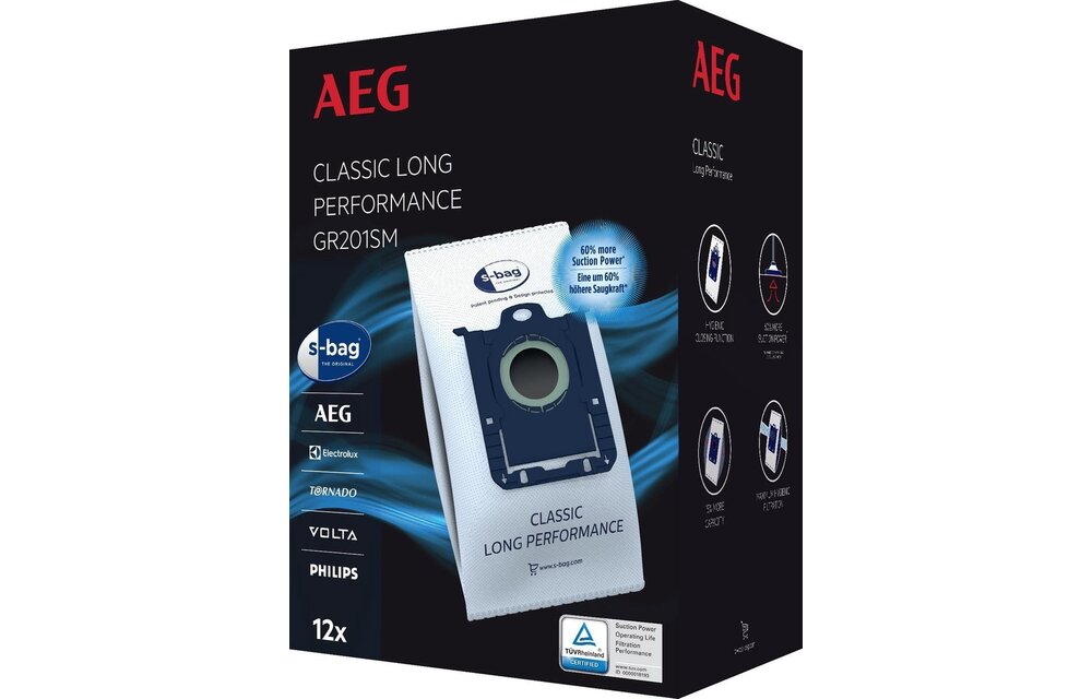 AEG GR201SM S-Bag 12 stuks