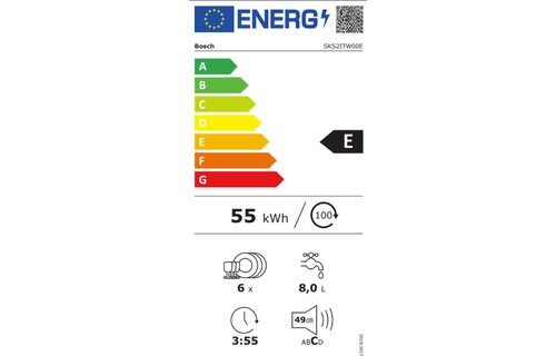 Bosch SKS2ITW00E - Mini vaatwasser