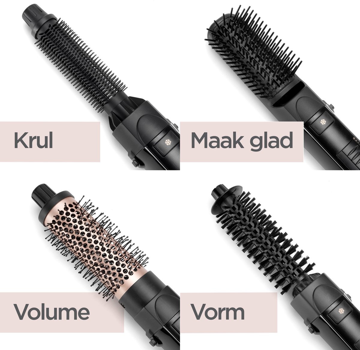 BaByliss Smooth Finish 1000 AS122E - Krulborstel