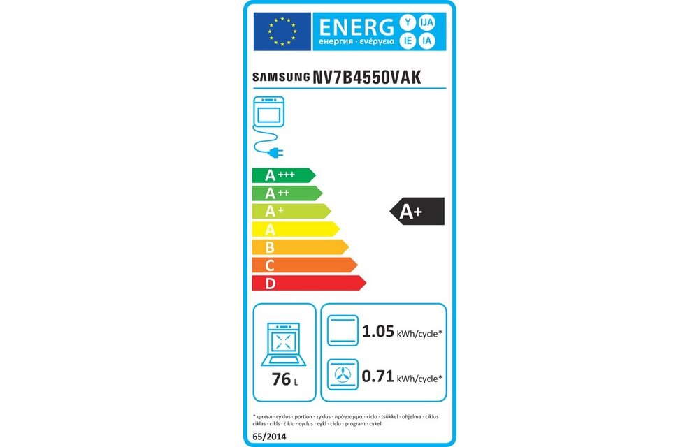 Samsung NV7B4550VAK/U1 Dual Cook Flex - Inbouw oven