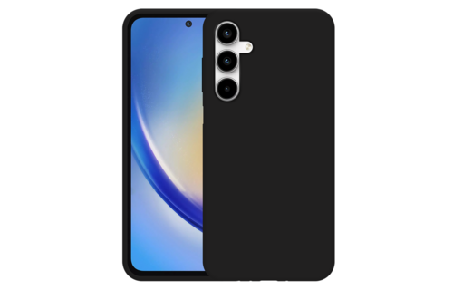 Just In Case Samsung Galaxy A35 TPU Rubber Case Zwart - Telefoonhoesje