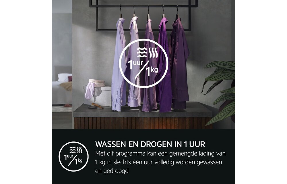 AEG LWR73864 ProSteam - Was-droogcombinatie