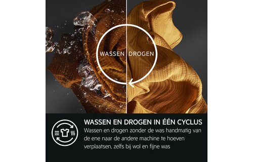 AEG LWR73864 ProSteam - Was-droogcombinatie