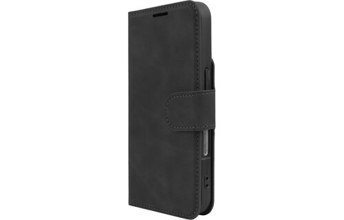 Just in Case iPhone 16 Premium Wallet Case Zwart - Telefoonhoesje