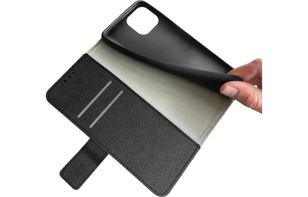 Cazy Wallet Classic voor iPhone 14 Zwart - Beschermhoes