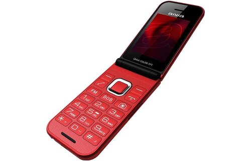 Aiwa FP-24RD Rood - Senioren telefoon