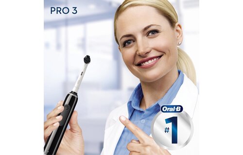 Oral-B Pro 3 3000 Pure Clean Zwart - Elektrische tandenborstel