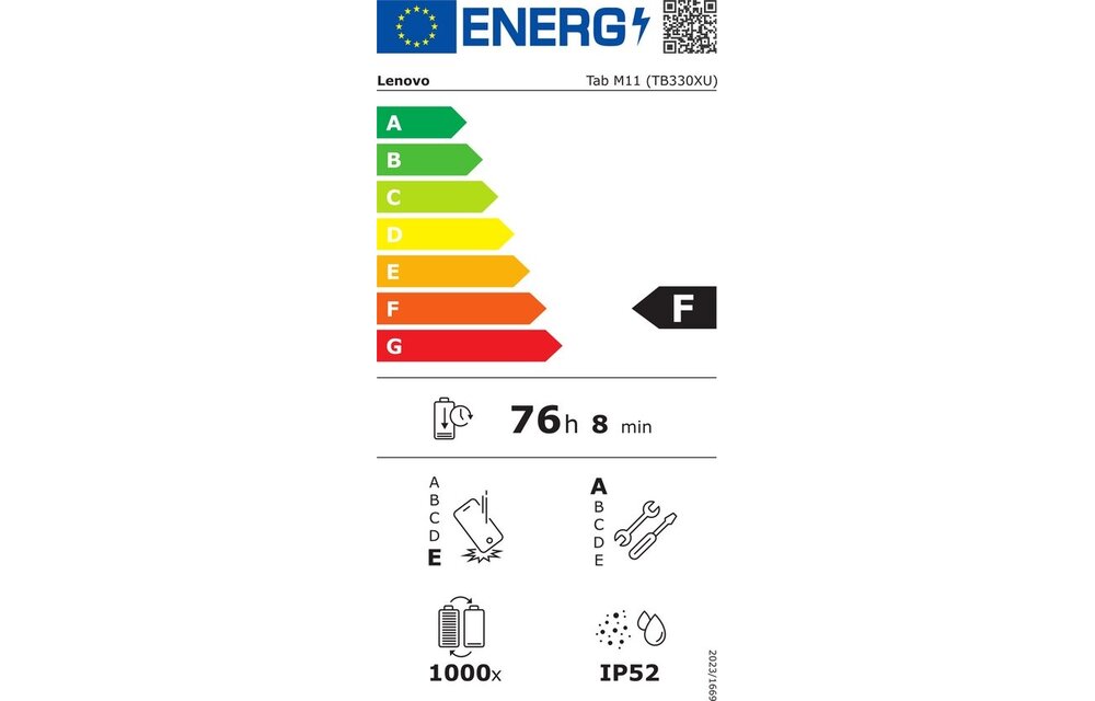 Lenovo Tab M11 128GB WiFi + 4G Grijs (incl. Tab Pen) - Tablet