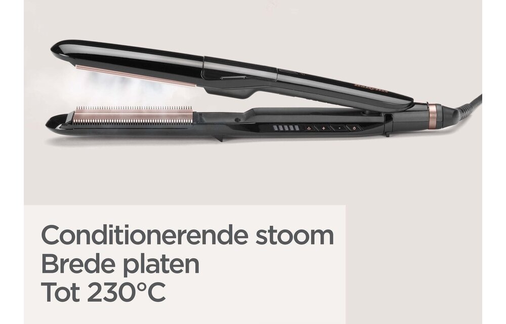 BaByliss Steam Smooth ST493E - Stijltang