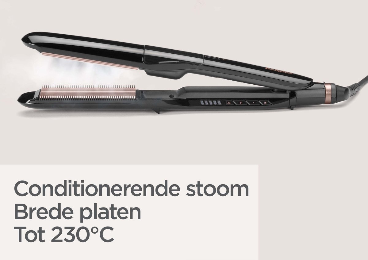 BaByliss Steam Smooth ST493E - Stijltang