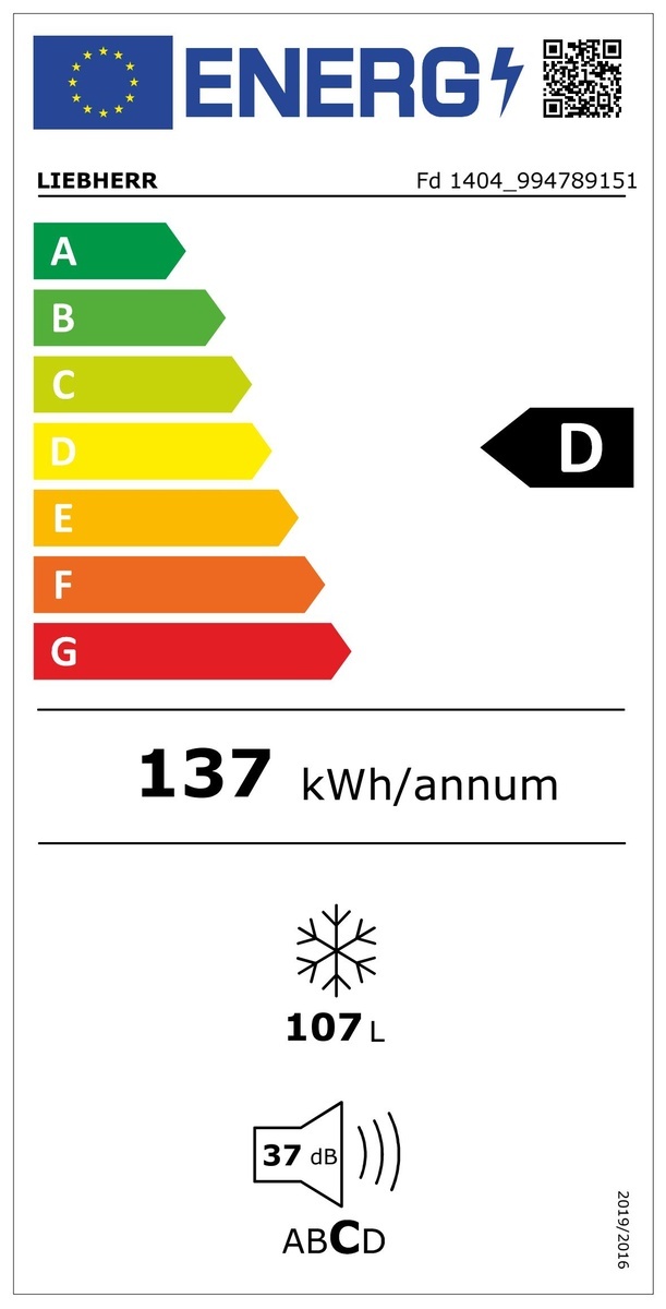 Liebherr Fd 1404-20 - Tafelmodel vriezer