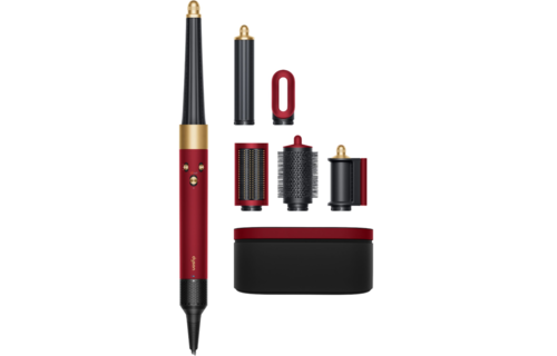 Dyson Airwrap i.d. Straight + Wavy Red Velvet / Goud - Krulborstel