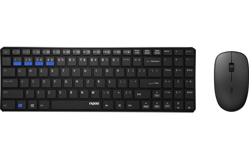 Rapoo 9300M - Toetsenbord + muis set