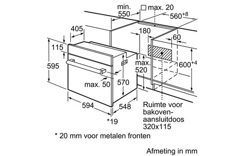 Bosch HBF114BS1 - Inbouw oven