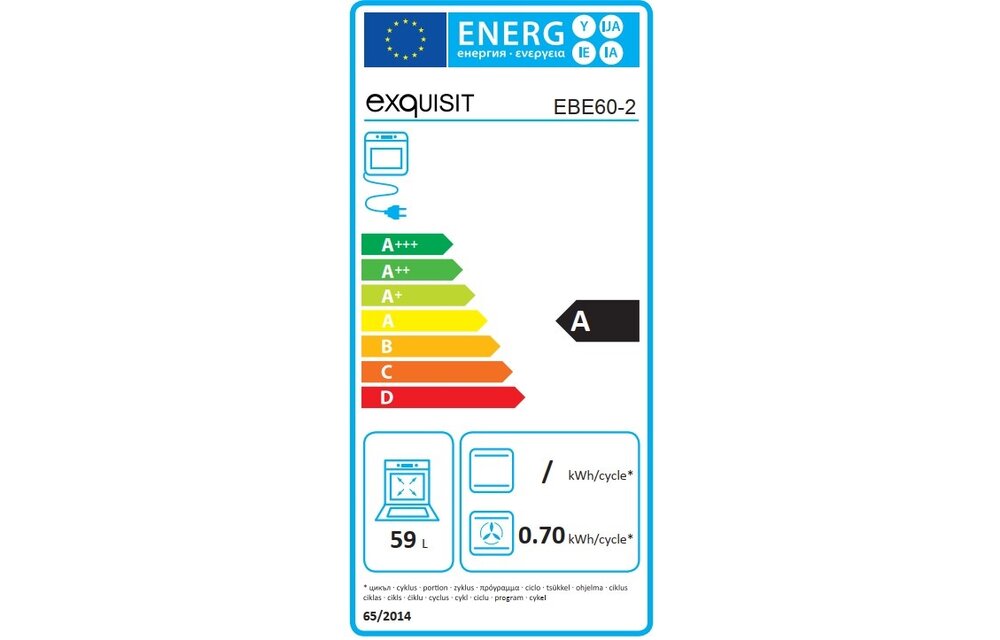 Exquisit EBE60-2 - Inbouw oven