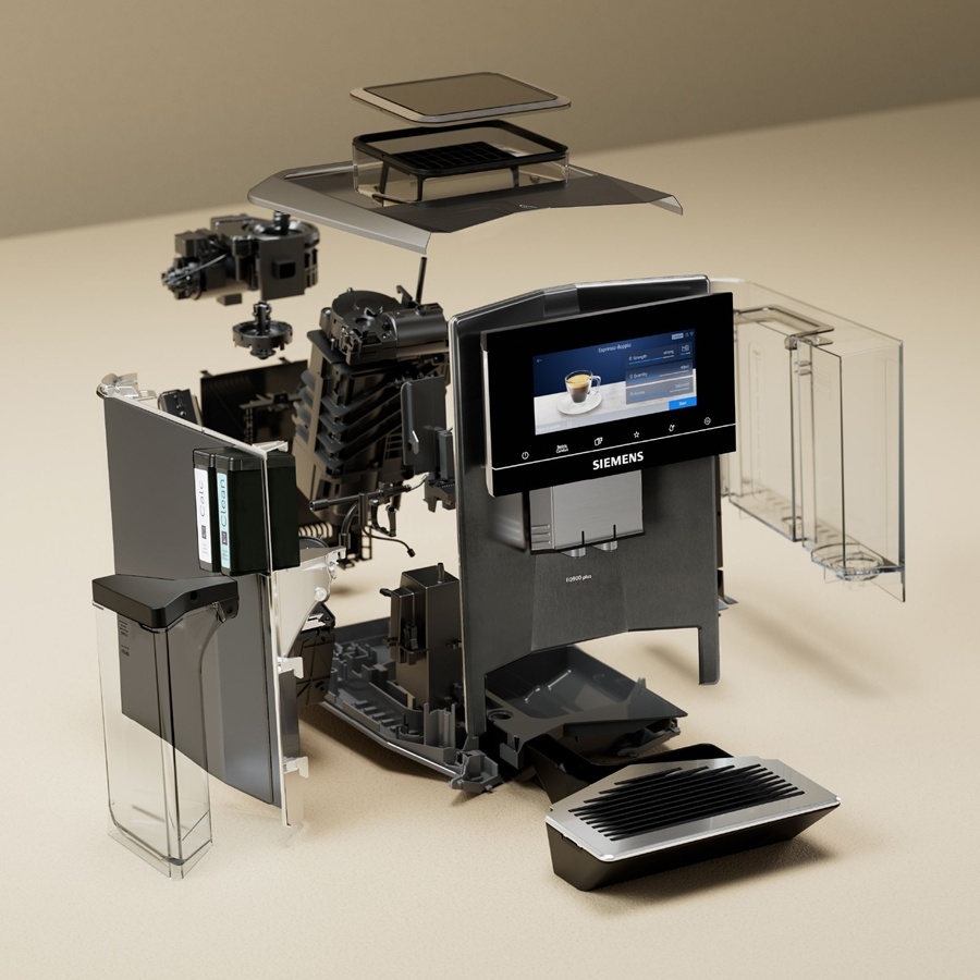 Siemens TQ905RZ5 EQ900 plus Dark inox - Koffiemachine