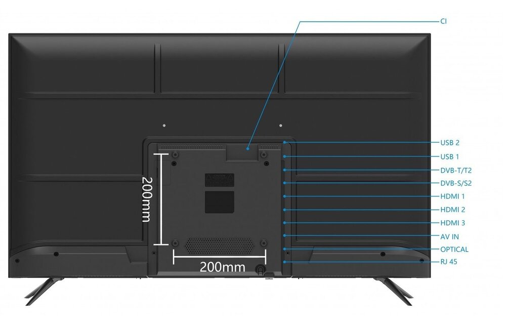 Smart Tech 43UV10V1 - LED TV
